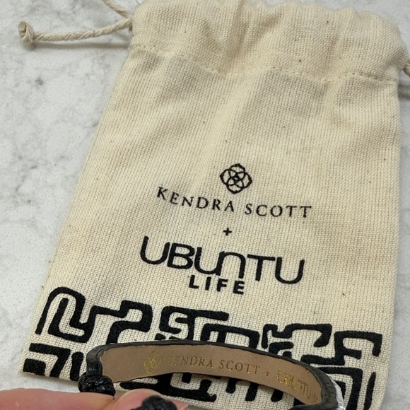 Kendra Scott Gold and Silver Beaded Bracelet, Ubuntu Life “Mama” - Picture 6 of 6